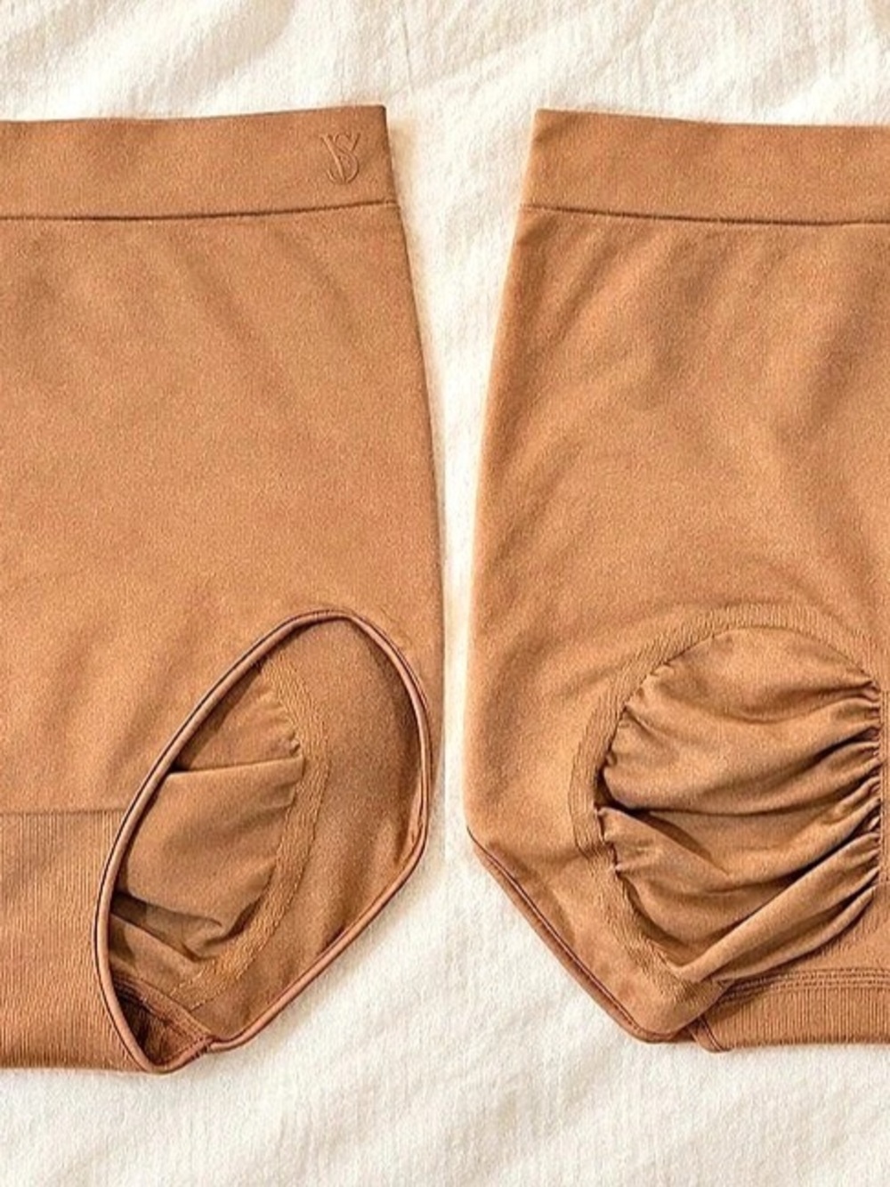 Victoria's Secret SeamlessShaping High-Waist Brief Panty Brown Medium